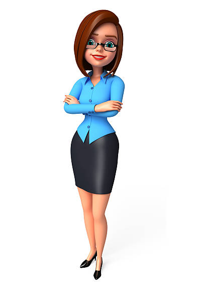 Young Office Girl stock photo