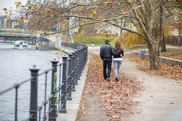 istock Happy couple in the city 466377623