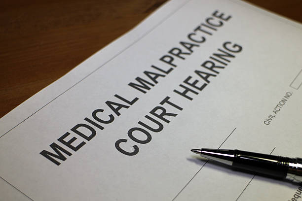 istock Medical Malpractice Court Hearing Form 466379586