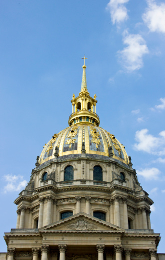 Dome des Invalides with blue sky