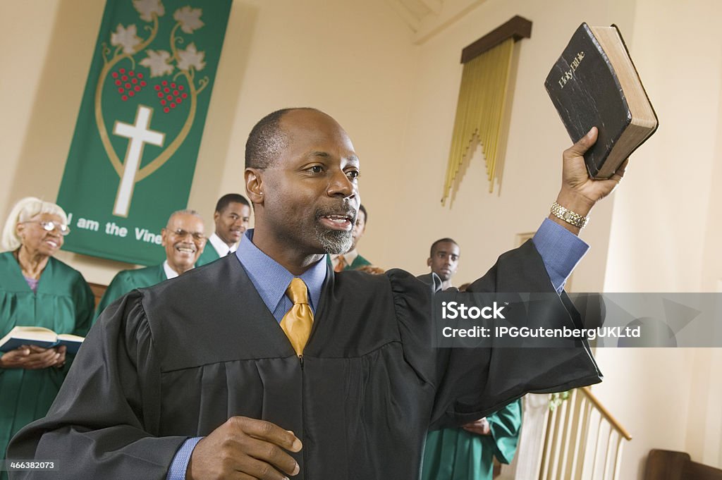 Preacher Preaching the Gospel Preacher Stock Photo