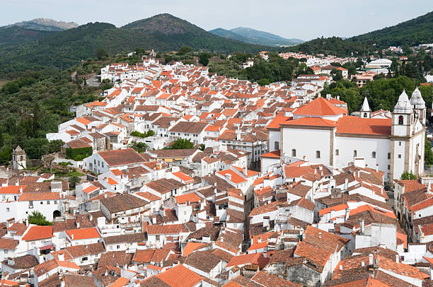 aldeia de castelo de vide (portugal) - castelo de vide imagens e fotografias de stock