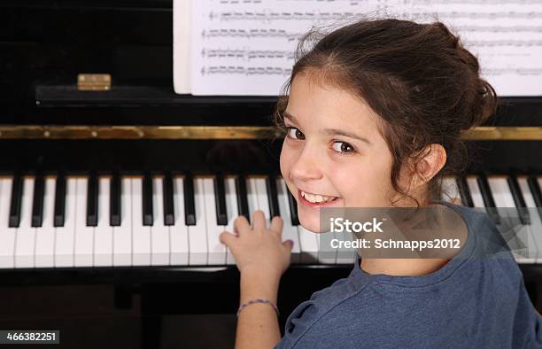 Piano Lesson Stock Photo - Download Image Now - Piano, Child, Music