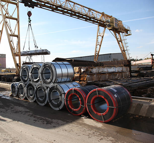 istock view of the production site with crane 466382332