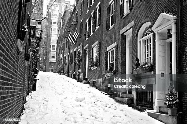 Boston Winter Stockfoto und mehr Bilder von Architektur - Architektur, Asphalt, Beacon Hill - Boston