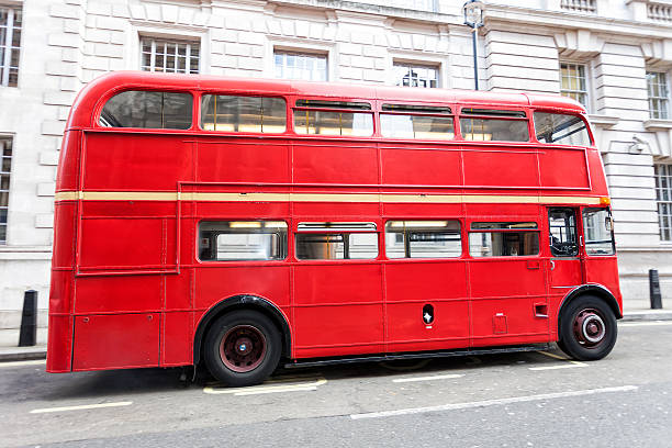 istock Classic Red Routemaster Double Decker Bus, London, England 466385298