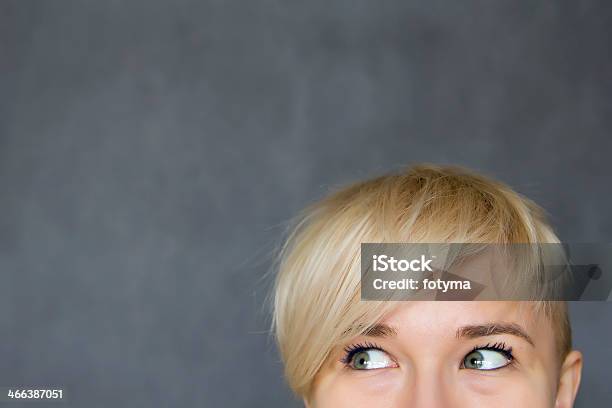 Woman Looking Aside Stock Photo - Download Image Now - Adult, Backgrounds, Beautiful People