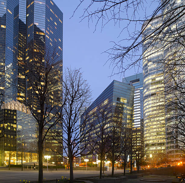 istock Paris La Defense at night 466388662