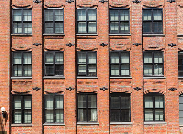 istock Brooklyn brickwall facades in New York 466389516