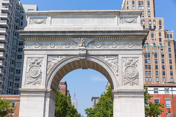 istock Manhattan Washington Square Park Arch NYC US 466389518