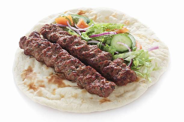 lamb kofte shish kofta kebab naan sandwich
