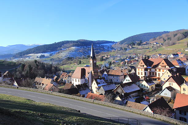 istock Soultzeren, village in the Vosges 466390644