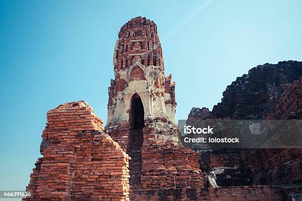 Ancient Ruins Of Temple In Thailand Stock Photo - Download Image Now - 2015, Abandoned, Ancient