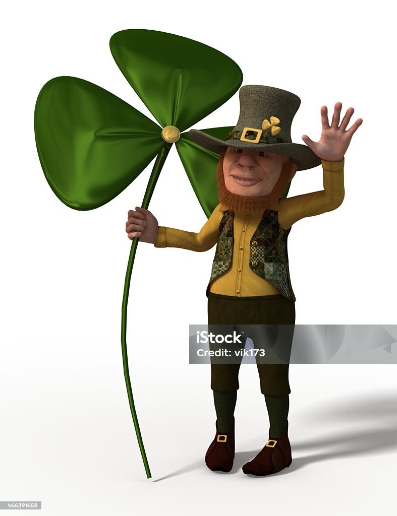 Leprechaun Leprechaun isolated from the background for St. Patrick's Day 2015 Stock Photo