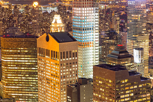 istock New York Skyscrapers at Night 466391950