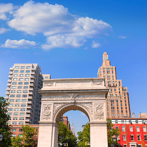 istock Manhattan Washington Square Park Arch NYC US 466392040