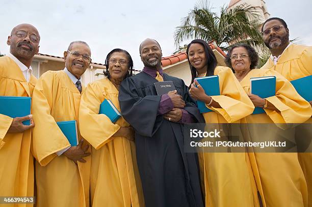 Preacher And Choir Stock Photo - Download Image Now - Gospel Music, Choir, African-American Ethnicity