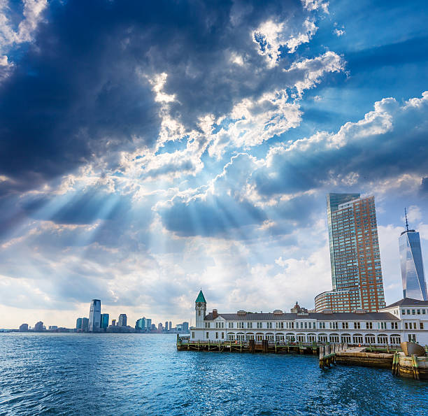 istock Pier A in Battery Park Manhattan skyline New York 466395318