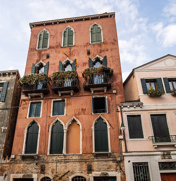 istock famous ancient house at Venezia 466395518