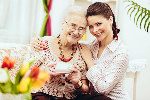 istock Grandmother and granddaughter 466399583