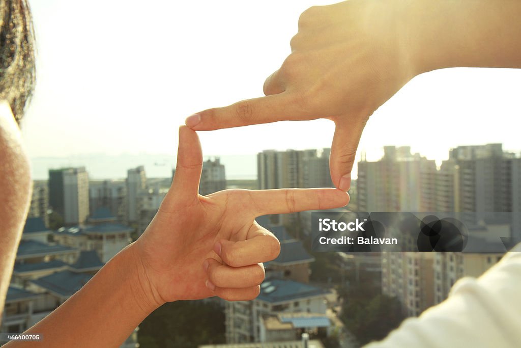 Pessoas de negócios composição Gesto de dedo quadro - Foto de stock de Armação de Construção royalty-free