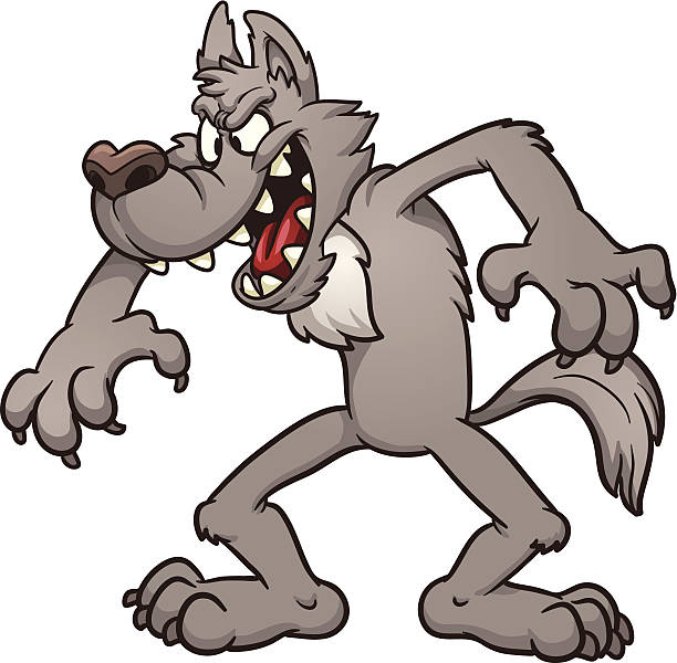 illustrations, cliparts, dessins animés et icônes de big bad wolf - rudeness