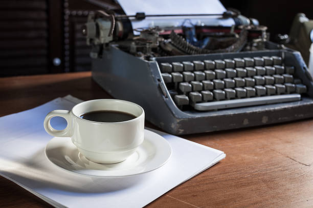 istock Still life of retro office 466404095