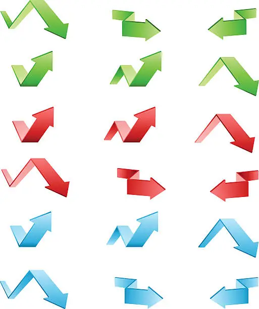 Vector illustration of Arrows