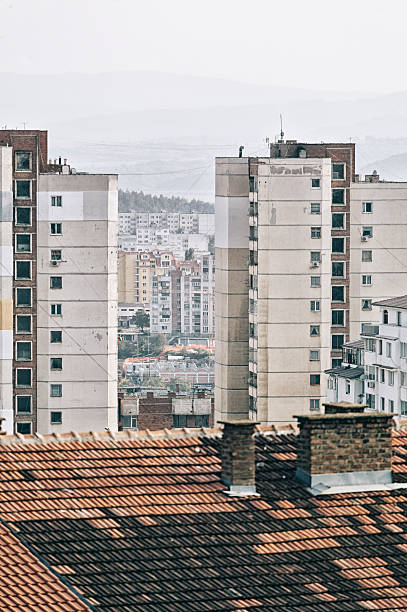 istock Apartment buildings in Eastern Europe 466405528