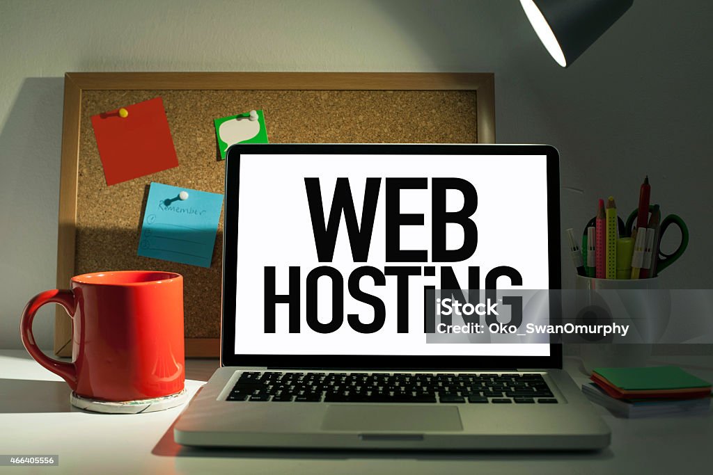 Web Hosting Web hosting concept 2015 Stock Photo