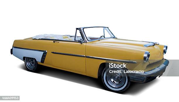 Clásico Convertible Foto de stock y más banco de imágenes de 1950-1959 - 1950-1959, 1954, Amarillo - Color