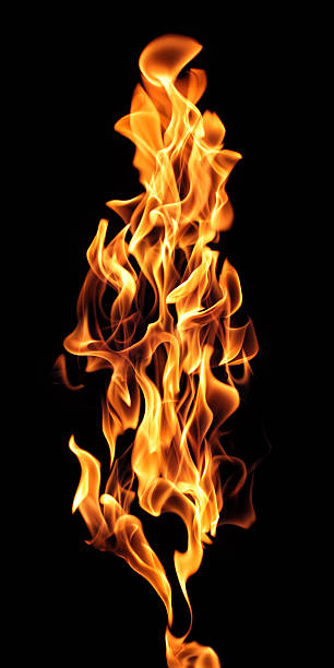 burning torch - flaming torch fire flame sport torch fotografías e imágenes de stock