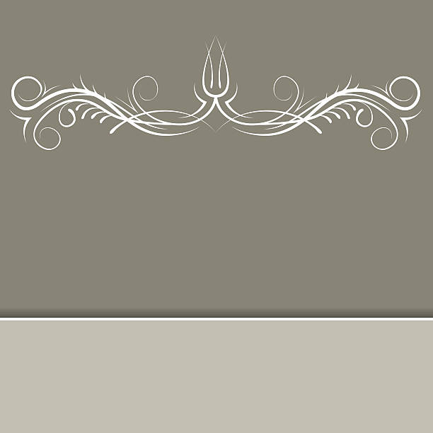 серый украшение - white background stock illustrations