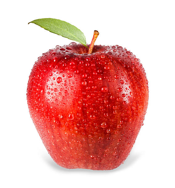 istock Red Apple with Water Droplet 466413957