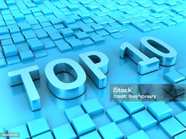 Top 10 Stockfoto und mehr Bilder von Top-Ten-Liste - Top-Ten-Liste, Zahl 10, Liste