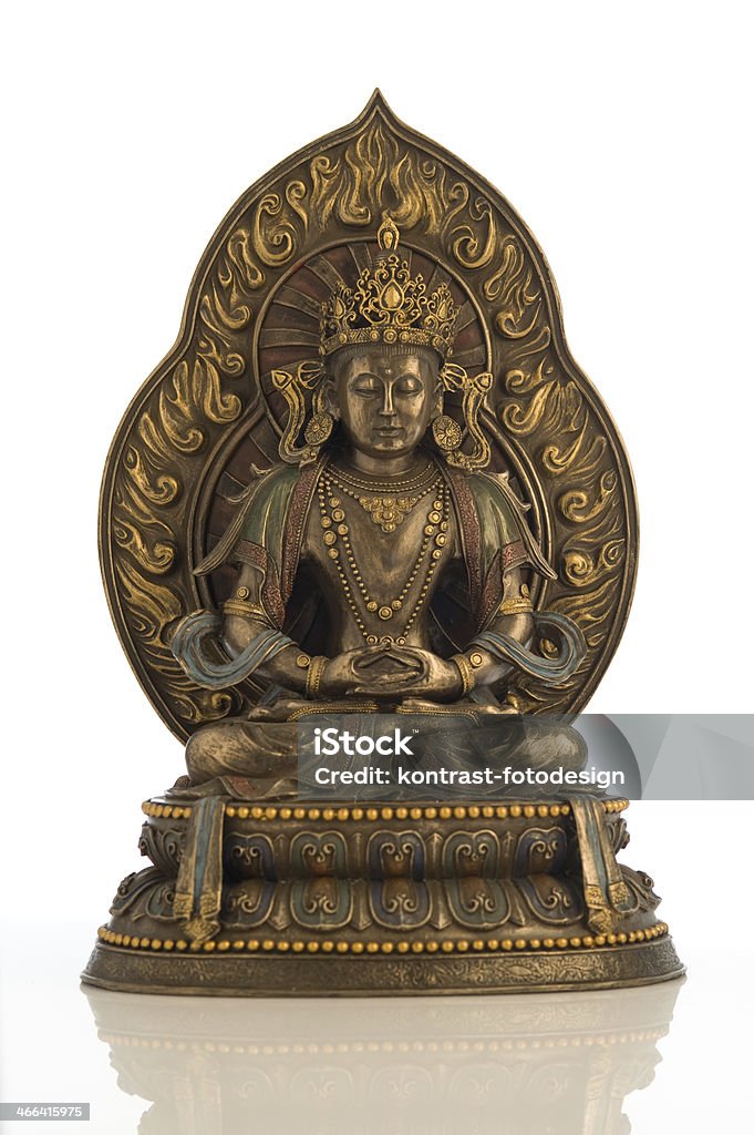 Estátua de Buda Amitabha - Royalty-free Amitabha Foto de stock
