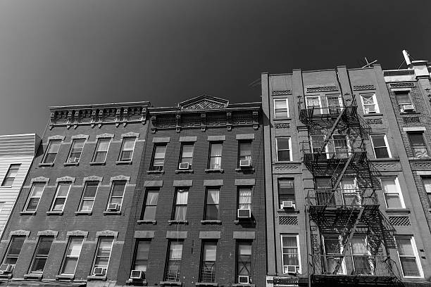 istock Brooklyn brickwall facades in New York US 466418958