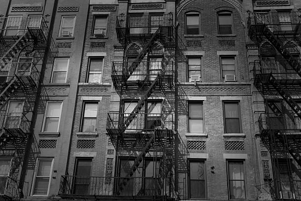 istock Brooklyn brickwall facades in New York US 466418960