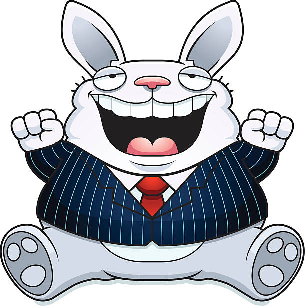Fat Rabbit Man 160+ Clip Art Of Fat Man In Suit Illustrations, Royalty-Free Vector ...