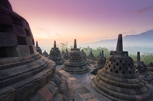 istock Sunrise Borobudur Temple Stupa in Yogyakarta, Java, Indonesia. 466420229