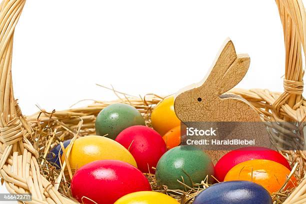 手描きのイースター卵ウサギのバスケット - お祝いのストックフォトや画像を多数ご用意 - お祝い, イースター, イースターエッグ