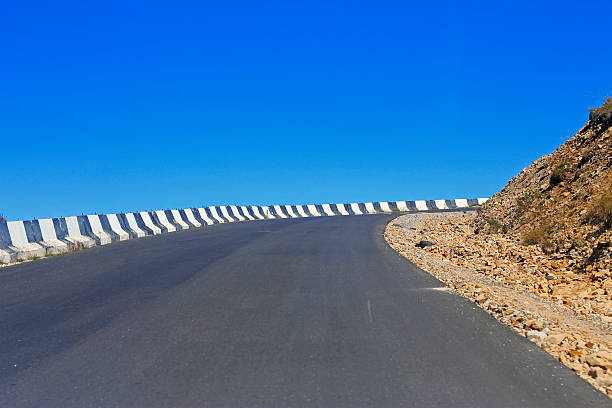 istock Mountain highway and landscape. North Caucasus travel. 466423250