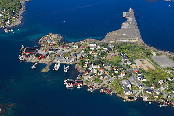 istock Reine harbor in Norway 466424544