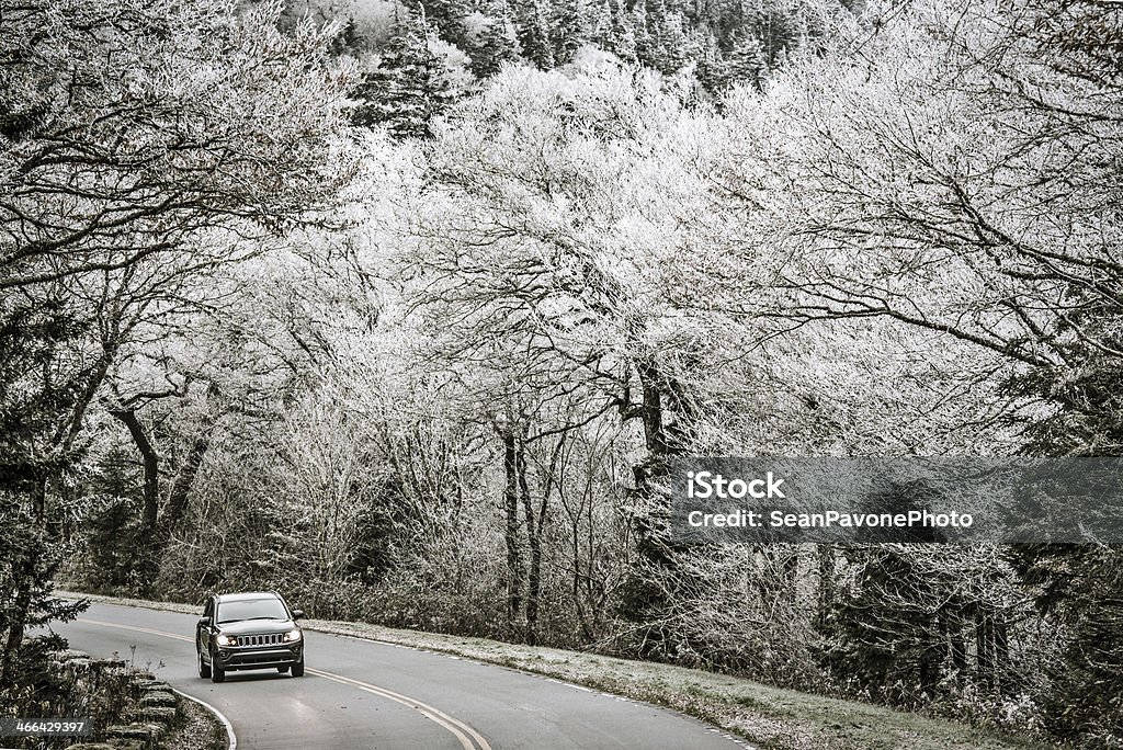 Smoky Mountains Smoky Mountains roadway in Tennessee, USA. Appalachia Stock Photo