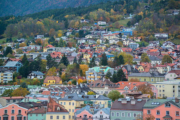 istock Innsbruck Austria - architecture and nature background 466430223