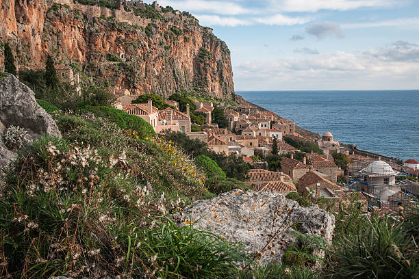 istock Cityscape at Monemvasia, Peloponnese, Greece 466430606