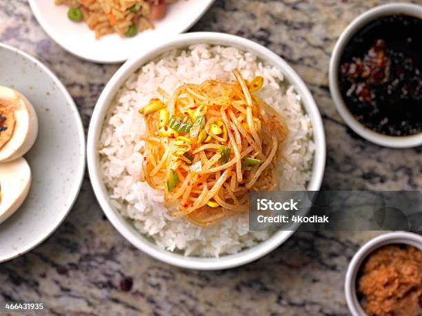 Soja Bean Sprout Stockfoto und mehr Bilder von Dampfkochen - Dampfkochen, Draufsicht, Fotografie