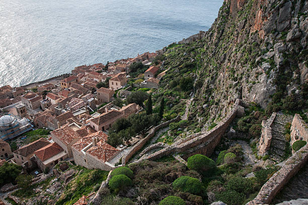 istock Cityscape at Monemvasia, Peloponnese, Greece 466433290