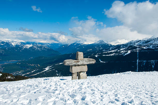 istock Inukshuk on Whistler Mountain 466433475