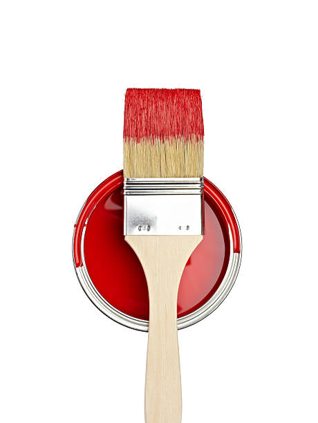 istock paint color tin can and brush 466433934